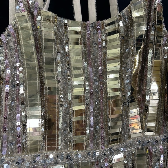 Mac Duggal 93981 Halter Neck Embellished Detailed Back Gown - Picture 9 of 15